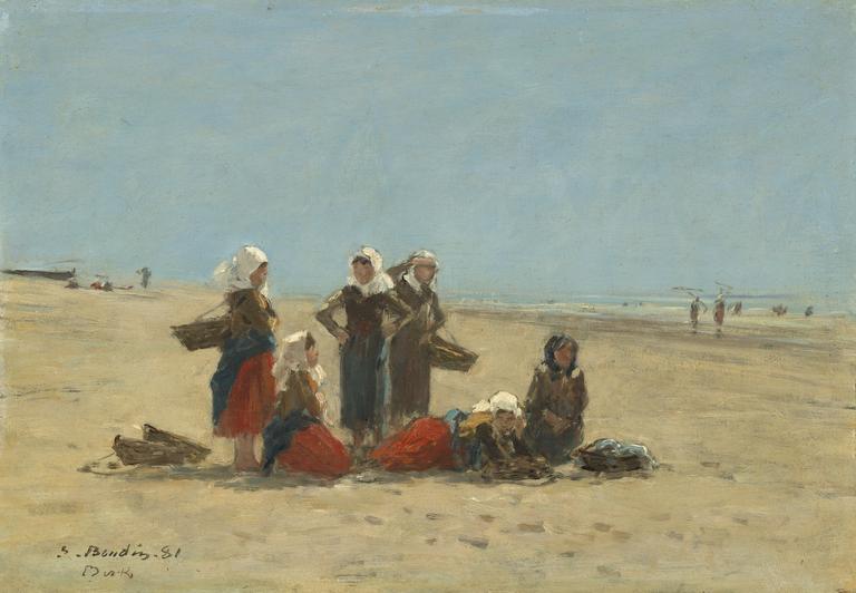 Catalogue raisonné, Eugène Boudin, Femmes sur la plage de Berck
