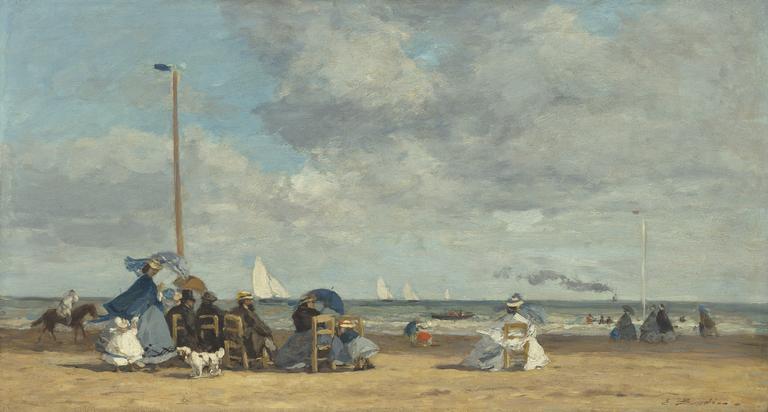 Catalogue raisonné, Eugène Boudin, Plage de Trouville