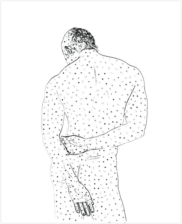 Catalogue raisonné, Henri Foucault, A de dos - version A - 2019