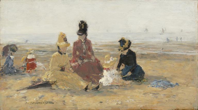 Catalogue raisonné, Eugène Boudin, Sur la plage de Trouville