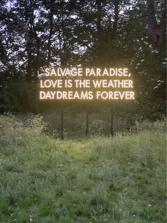 Robert Montgomery, Salvage Paradise, Courtesy Danysz Gallery 