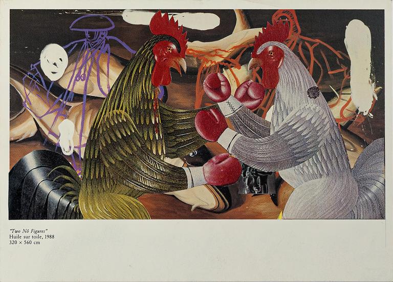 Catalogue raisonné, Henri Foucault, Collage n° 98 - 1988