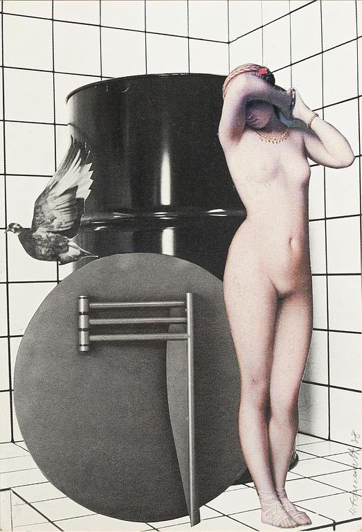Catalogue raisonné, Henri Foucault, Collage n° 99 - 1988