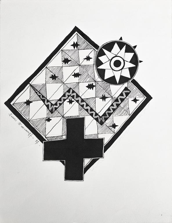 Catalogue raisonné, Henri Foucault, Composition 13 - 1987