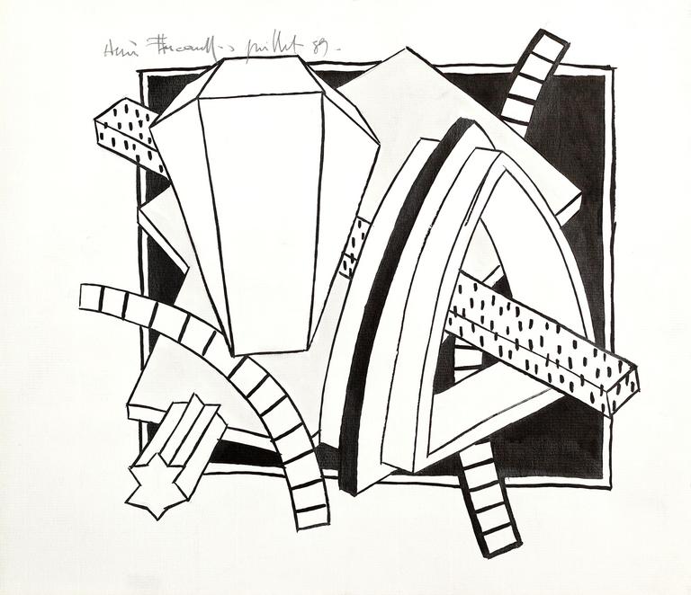 Catalogue raisonné, Henri Foucault, Composition 18 - 1989