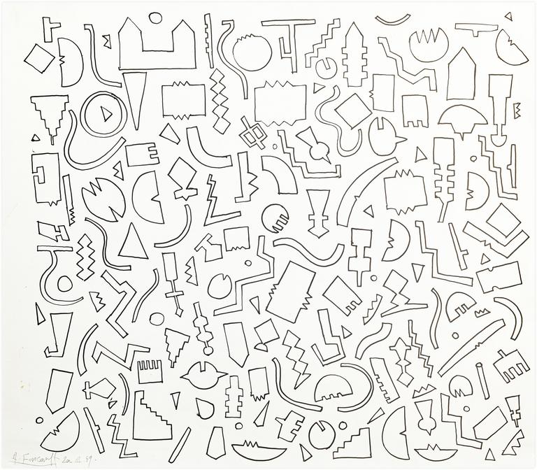 Catalogue raisonné, Henri Foucault, Composition 21 - 1989