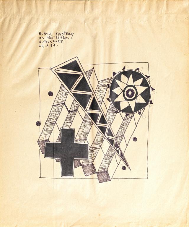 Catalogue raisonné, Henri Foucault, Composition 9 - 1987