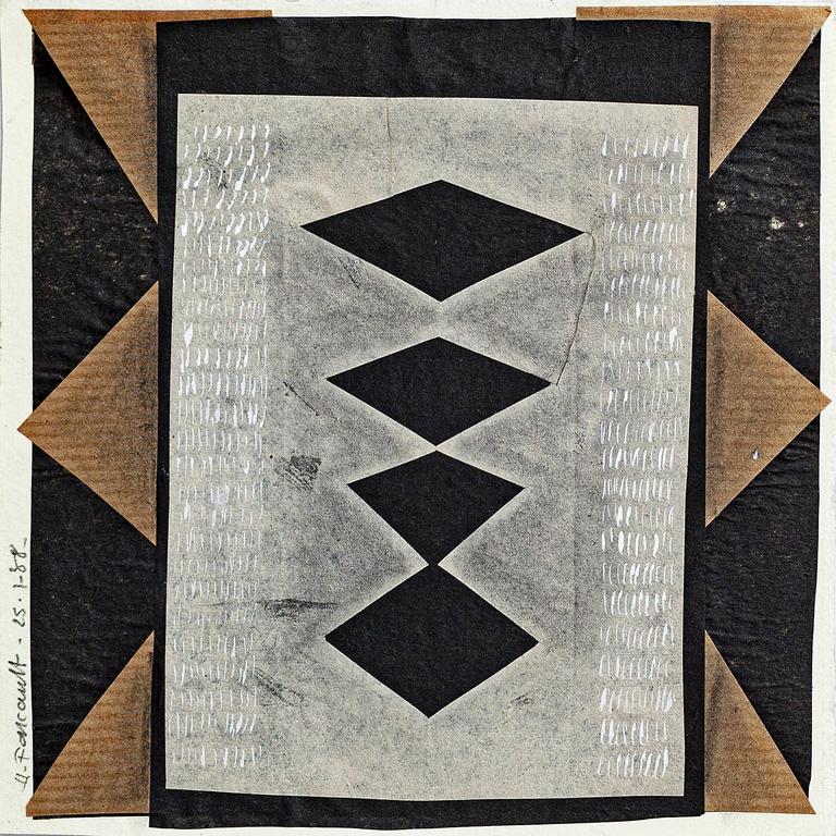 Catalogue raisonné, Henri Foucault, Collage 1988 - 12