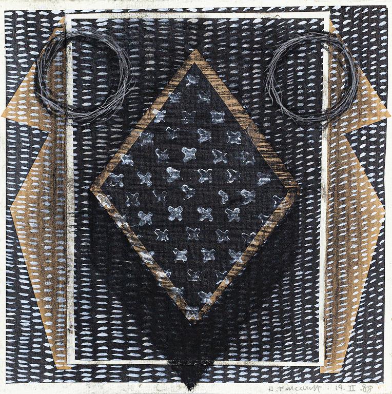 Catalogue raisonné, Henri Foucault, Collage 1988 - 13