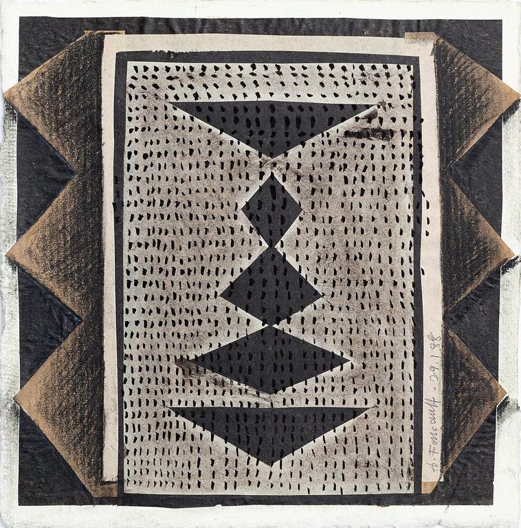 Catalogue raisonné, Henri Foucault, Collage 1988 - 9