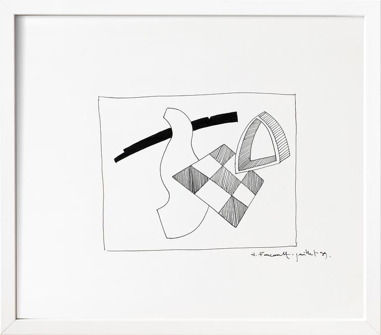 Catalogue raisonné, Henri Foucault, Dessin 10 - 1989