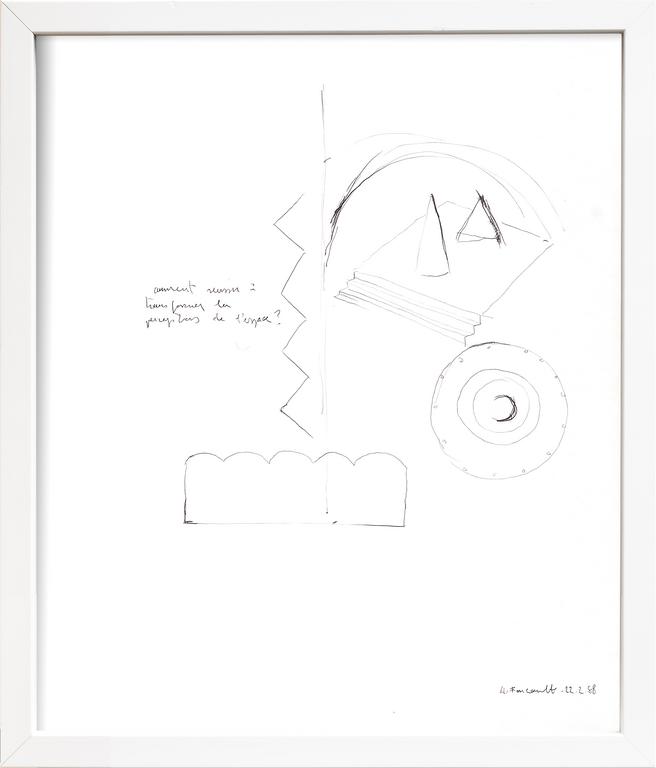 Catalogue raisonné, Henri Foucault, Dessin 3 - 1988