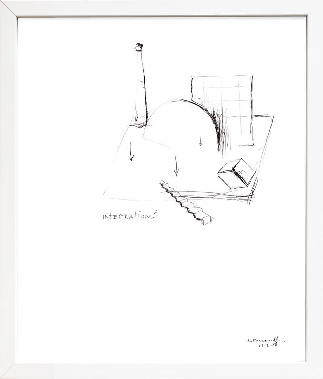 Catalogue raisonné, Henri Foucault, Dessin 4 - 1988