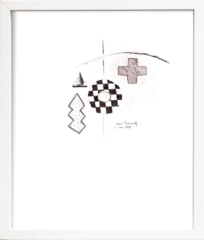 Catalogue raisonné, Henri Foucault, Dessin 5 - 1988
