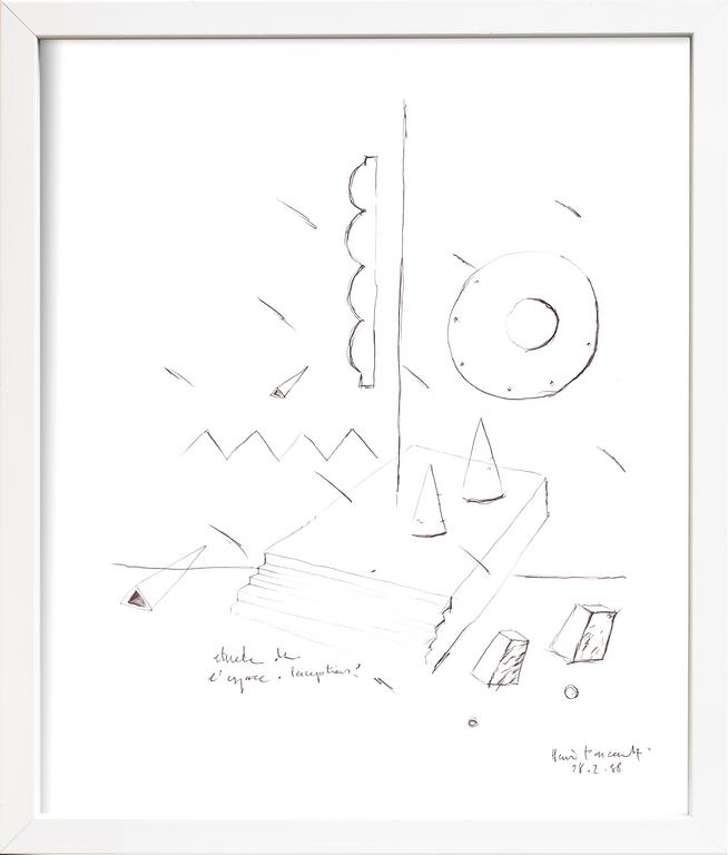 Catalogue raisonné, Henri Foucault, Dessin 7 - 1988