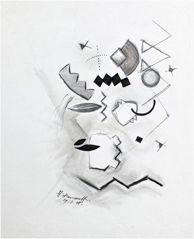 Catalogue raisonné, Henri Foucault, Dessin du 29/01/88 - 3