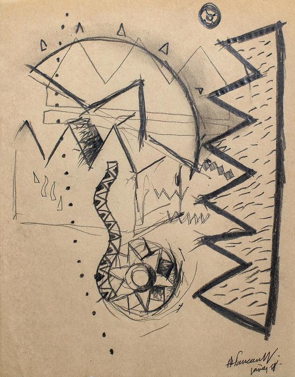 Catalogue raisonné, Henri Foucault, Dessin janvier 88