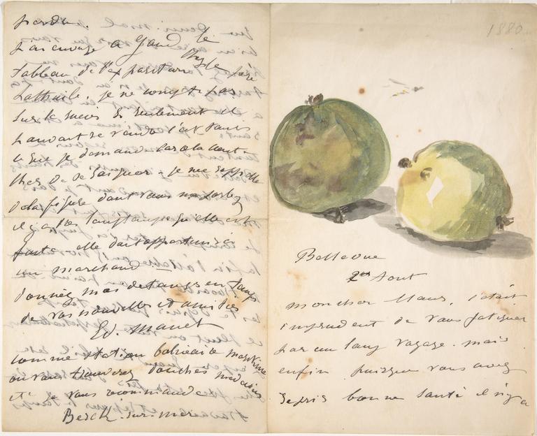 Catalogue raisonné, Edouard Manet, Lettre à Eugène Maus