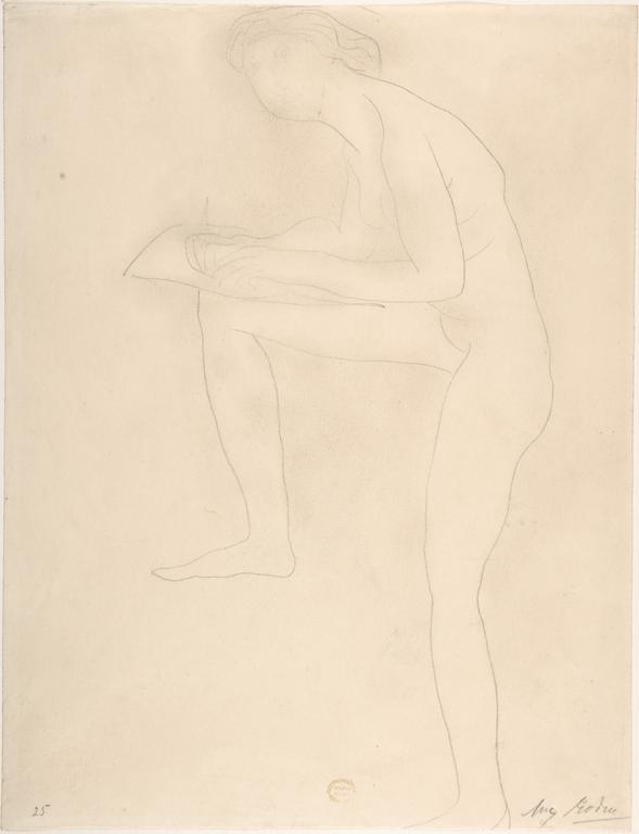 Catalogue raisonné, Auguste Rodin, Dessin pour le monument Whistler