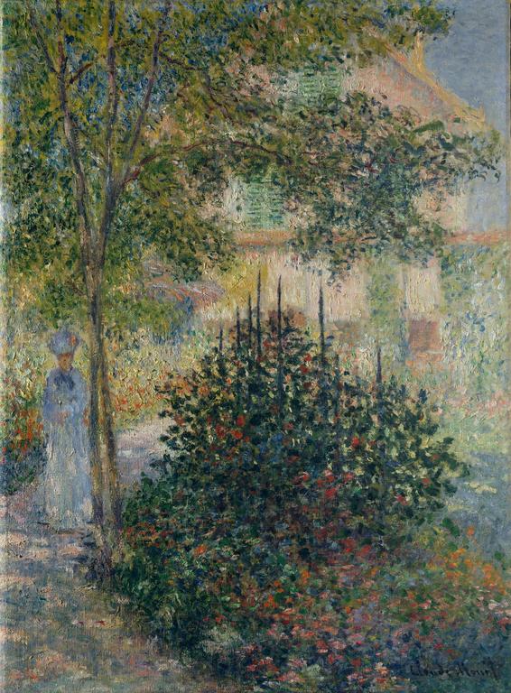 Catalogue raisonné, Claude Monet, Camille Monet dans le jardin à Argenteuil