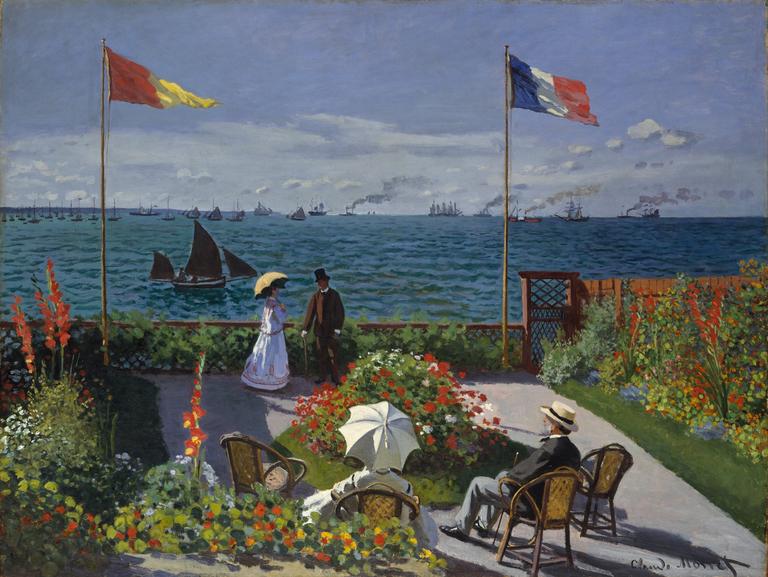 Catalogue raisonné, Claude Monet, Jardin à Sainte-Adresse