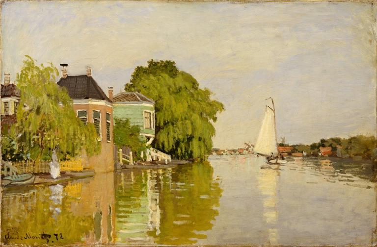 Catalogue raisonné, Claude Monet, Maisons sur l'Achterzaan