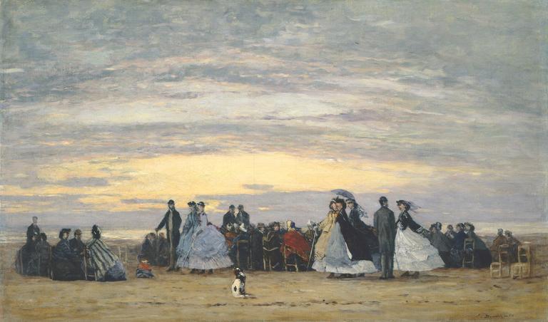 Catalogue raisonné, Eugène Boudin, La Plage de Villerville