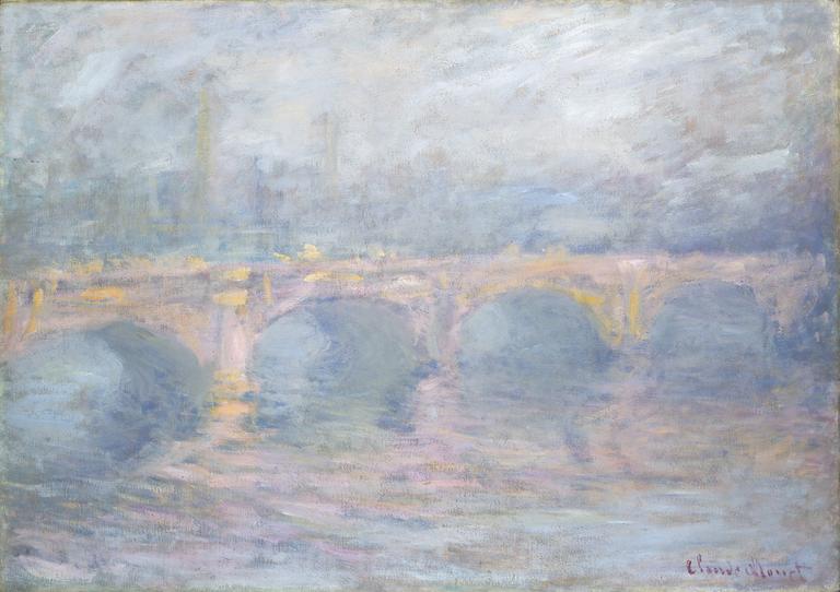 Catalogue raisonné, Claude Monet, Pont de Waterloo, Londres, coucher de soleil