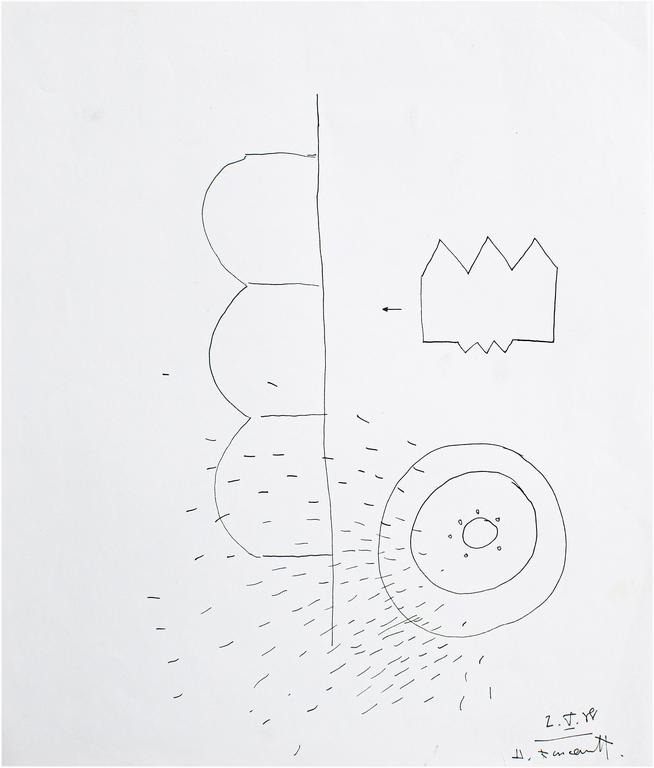 Catalogue raisonné, Henri Foucault, Étude - 1 - 1988