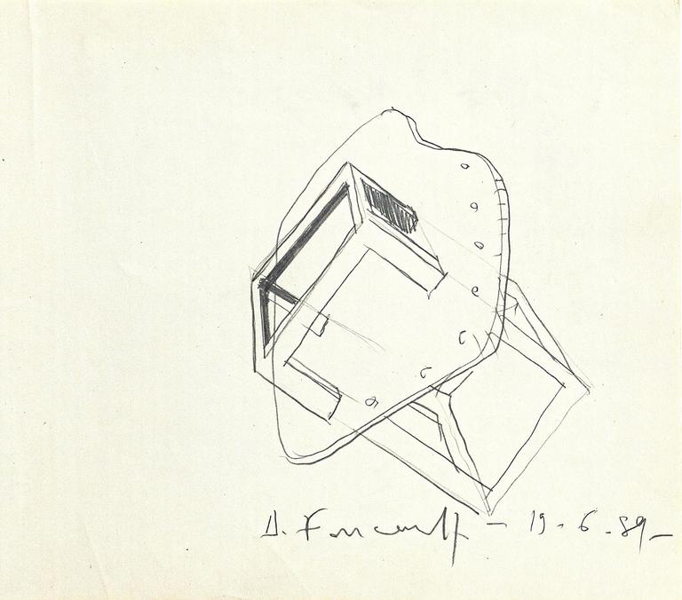 Catalogue raisonné, Henri Foucault, Étude - 30 - 1989