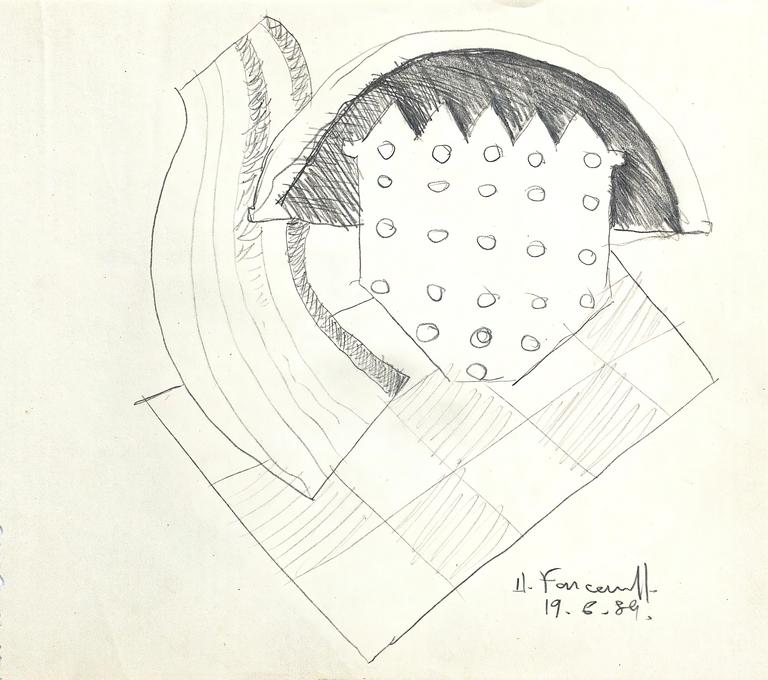 Catalogue raisonné, Henri Foucault, Étude - 31 - 1989