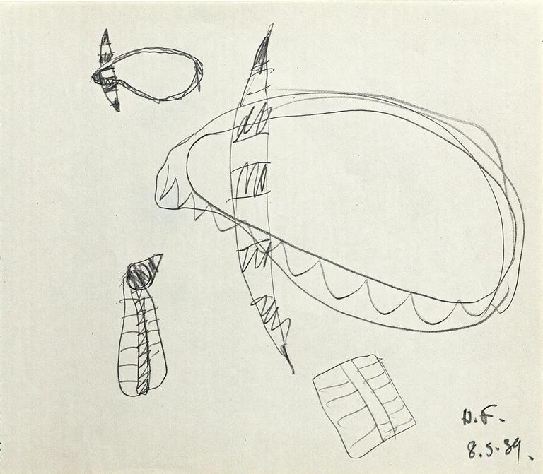 Catalogue raisonné, Henri Foucault, Étude - 34 - 1989