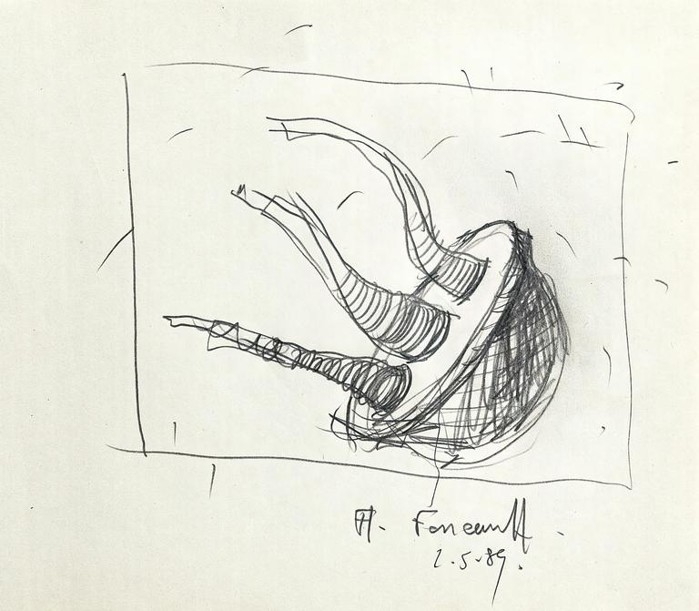 Catalogue raisonné, Henri Foucault, Étude - 35 - 1989