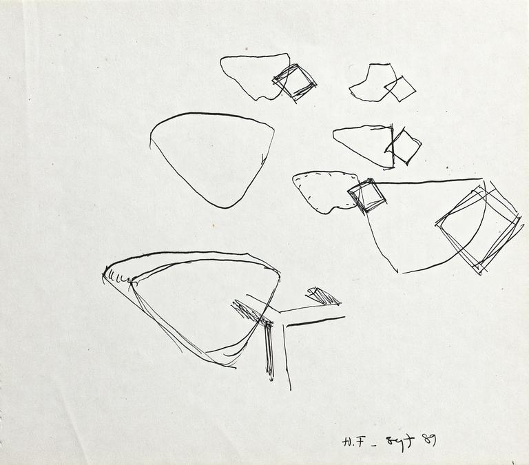 Catalogue raisonné, Henri Foucault, Étude - 36 - 1989