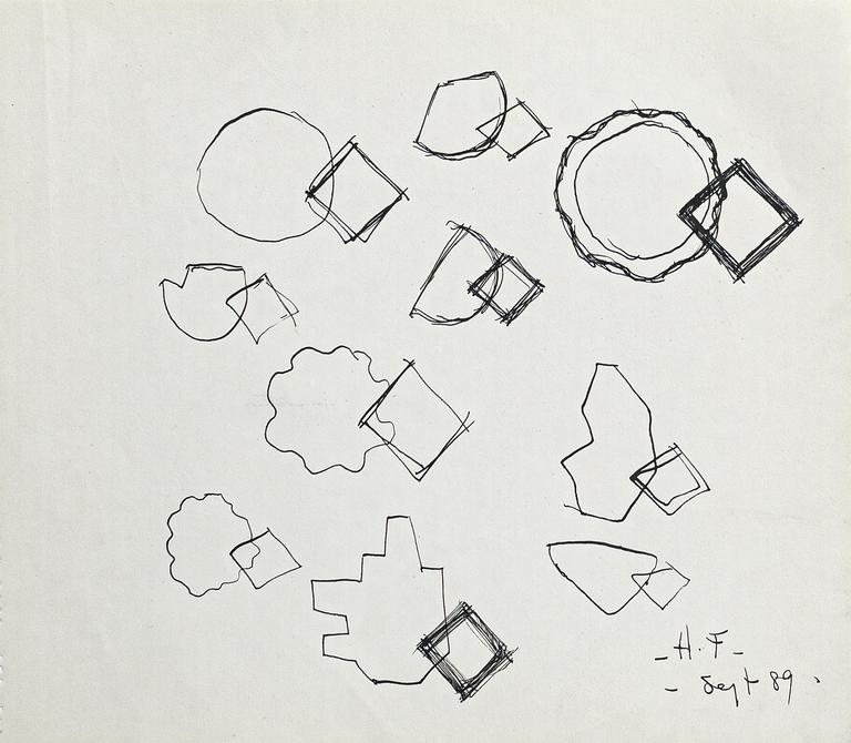Catalogue raisonné, Henri Foucault, Étude - 39 - 1989