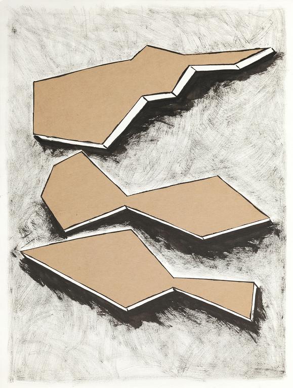 Catalogue raisonné, Henri Foucault, Étude - 3 formes - 1992