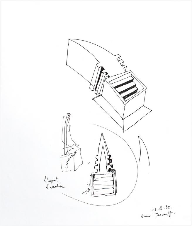 Catalogue raisonné, Henri Foucault, Étude - 3 - 1988