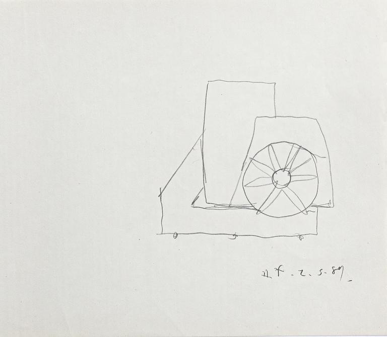 Catalogue raisonné, Henri Foucault, Étude - 44 - 1989