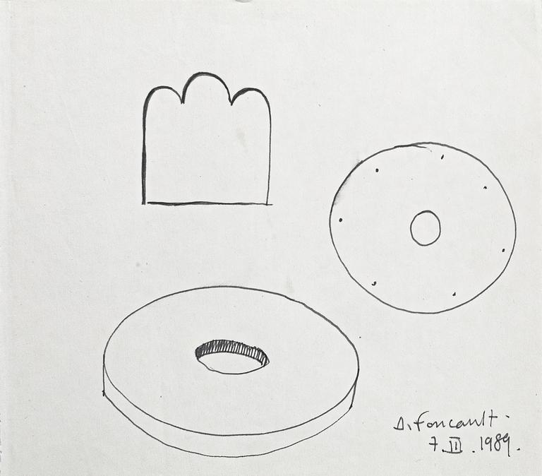 Catalogue raisonné, Henri Foucault, Étude - 47 - 1989