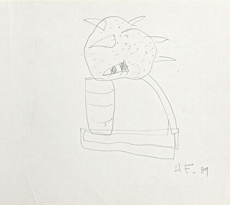 Catalogue raisonné, Henri Foucault, Étude - 48 - 1989