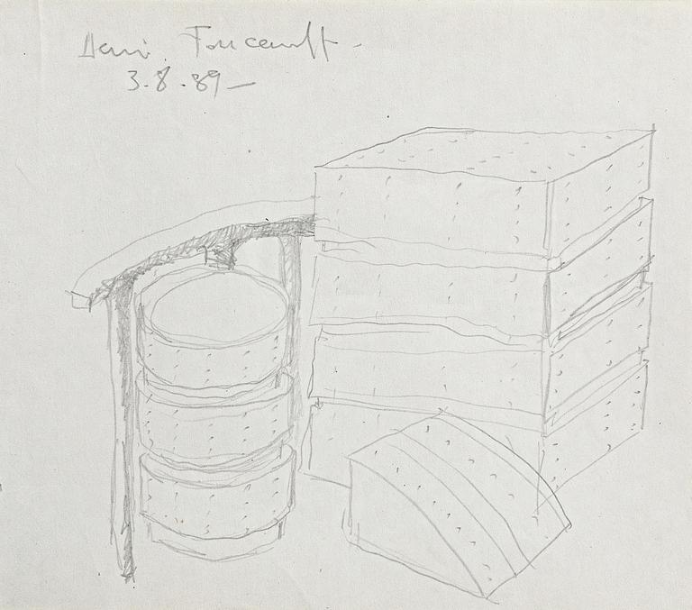 Catalogue raisonné, Henri Foucault, Étude - 50 - 1989