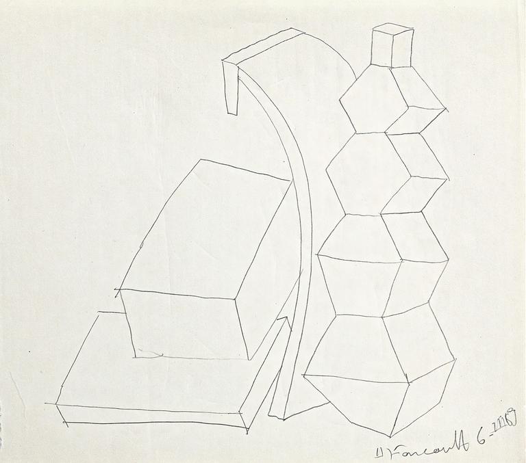 Catalogue raisonné, Henri Foucault, Étude - 56 - 1989