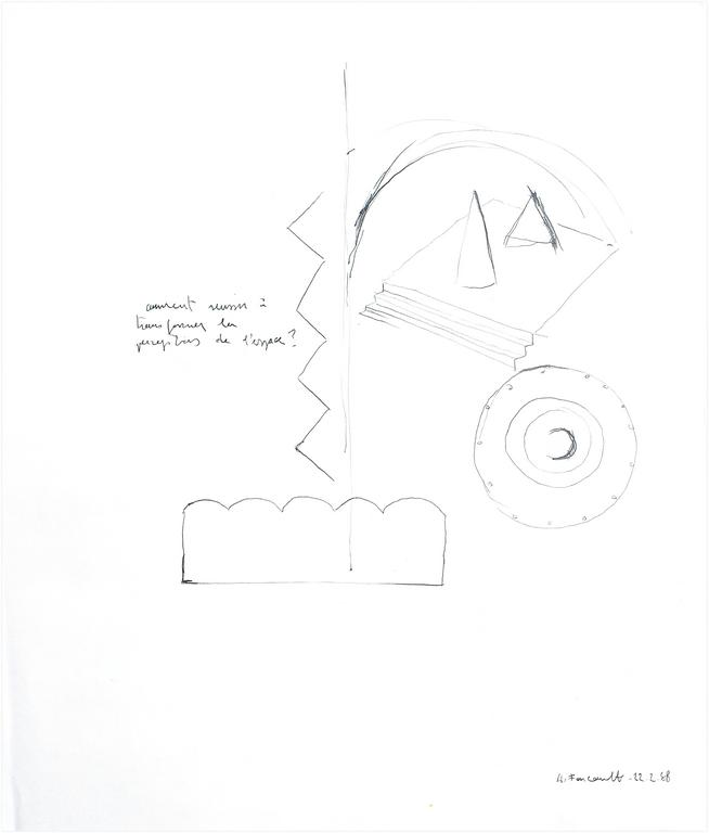 Catalogue raisonné, Henri Foucault, Étude - 5 - 1988