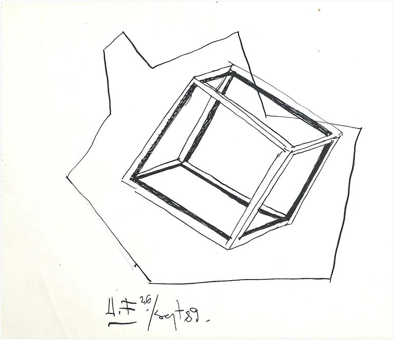 Catalogue raisonné, Henri Foucault, Étude - 61 - 1989