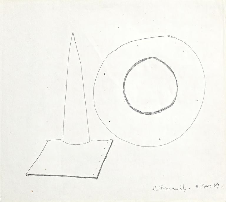 Catalogue raisonné, Henri Foucault, Étude - 68 - 1989