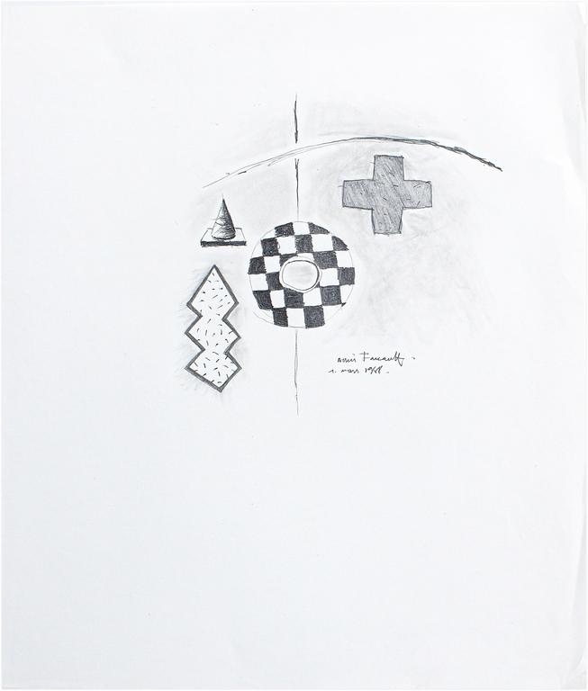 Catalogue raisonné, Henri Foucault, Étude - 6 - 1988