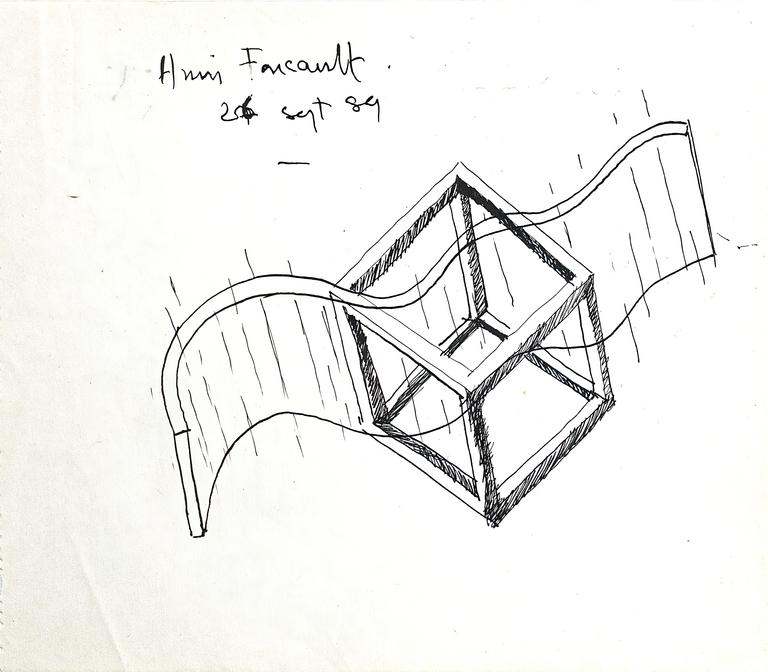Catalogue raisonné, Henri Foucault, Étude - 71 - 1989