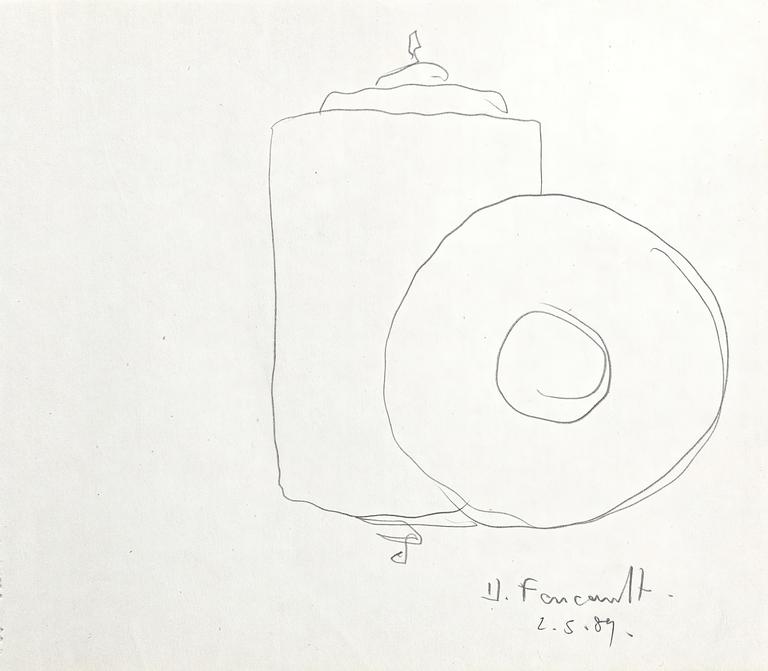 Catalogue raisonné, Henri Foucault, Étude - 75 - 1989