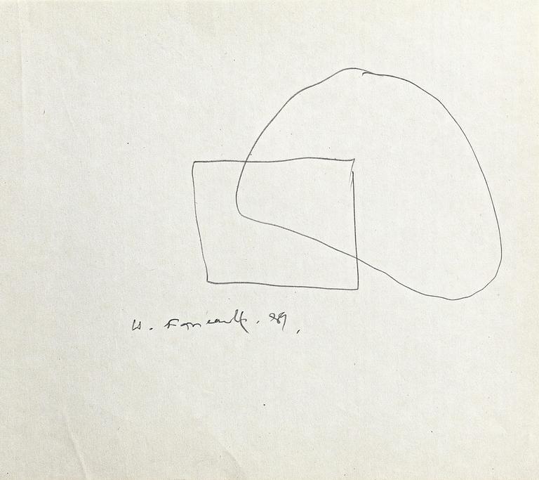 Catalogue raisonné, Henri Foucault, Étude - 77 - 1989