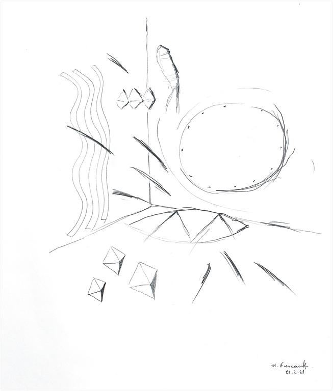 Catalogue raisonné, Henri Foucault, Étude - 7 - 1988